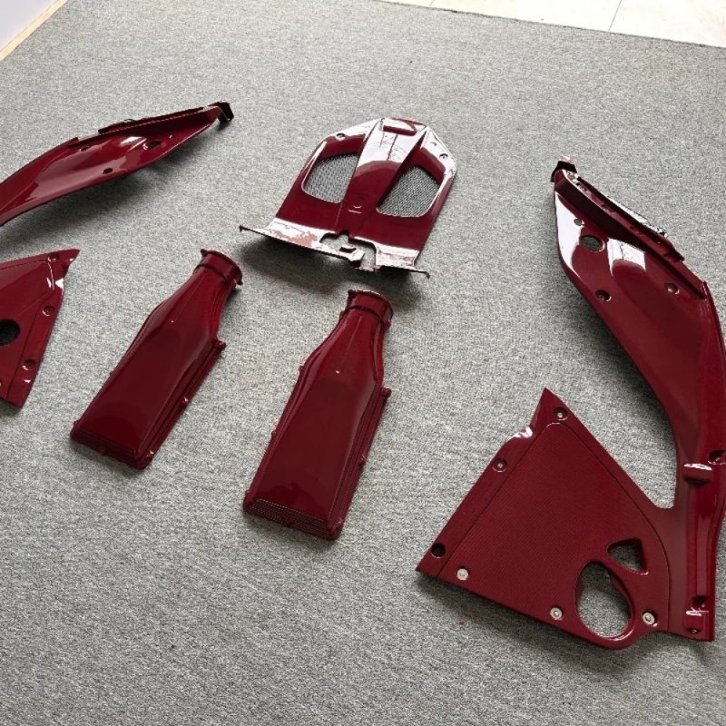 OEM Style Red Dry Carbon Fiber Body Kit for 812 Upgrade, Automotive Parts Engine Hood